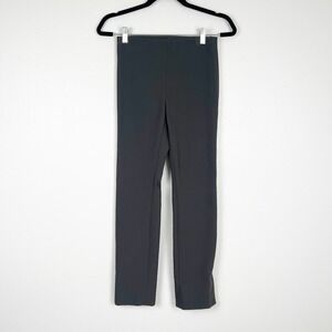 Vince Women's Flat Front Split‎ Hem Slack Gray Sz S